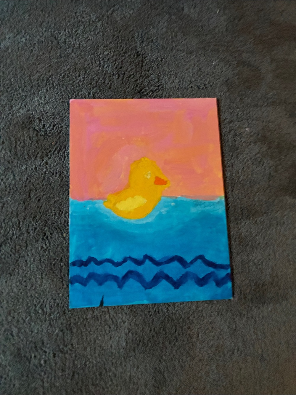 Yellow Duck Canvas Art - Home Art